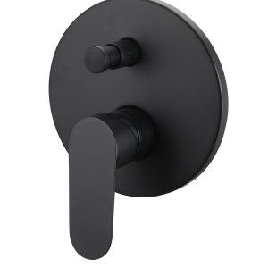 Borras PEK Black Single Lever Undertile Diverter Mixer