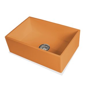 Single Butler Basin - Concrete Grey