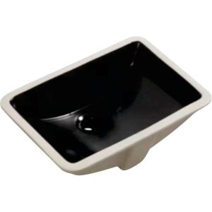 Lave Risette Underslung Basin Black 530X375X200mm