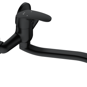PISCES II SINK MIXER WALL TYPE BLK