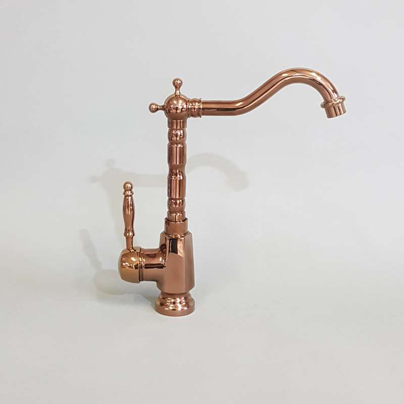 Kitchen Pillar Mixer Rose Gold DeNiche Finishing