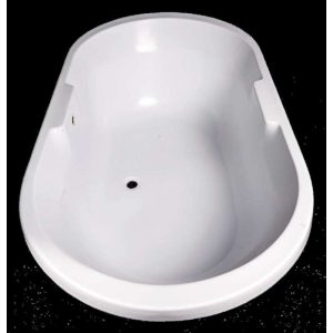 LAURA OVAL BATH WHITE