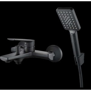 SL120VIWB -VITA EXPOSED BATH MIXER DOUBLE BLACK