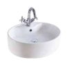 ANNA OVAL BASIN CERAMIC WHITE 510X420X150MM