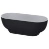 BTH-BDC-DINA-BL-001DINARA SOLID SURFACE BATH - BLACK 1600*710*535MM