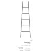 ZAL0520 JEEVES TANGENT L 520 ELECTRIC LADDER HEATED TOWEL RAIL 1890X520MM POL/BRU/COATED