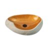 MILLSTONE BASIN - SANDSTONE & GOLD Solid Composite 560 x 400 x 150mm Code: MILWT31