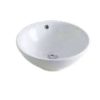 RETRO BASIN WITH OVERFLOW 420X420X160MM CERAMIC