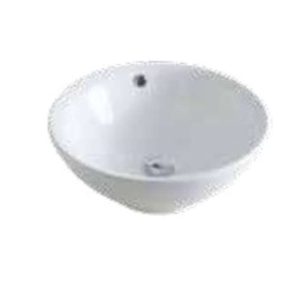 RETRO BASIN WITH OVERFLOW 420X420X160MM CERAMIC