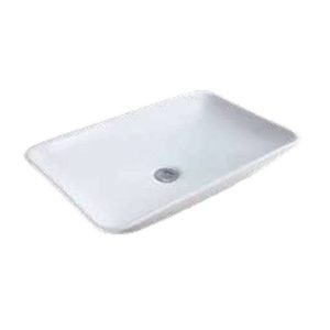 ZEN BASIN CERAMIC WHITE 590X360X115MM