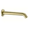 MEISSEN ROUND BATH SPOUT BRUSHED SATIN BRASS SB220RDSB