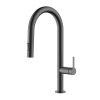 MEISSEN AURUM CORE PULL OUT SPOUT KITCHEN MIXER GRAPHITE SL301AUC-G