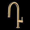 MEISSEN AURUM CORE PULL OUT SPOUT KITCHEN MIXER SATIN BRASS SL301AUC-SB