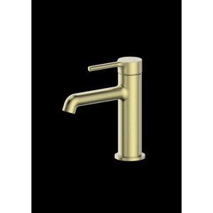 101 1010 BLG Vitruvius SERIES 101 PILLAR TYPE BASIN MIXER 163MM BRUSHED LIGHT GOLD