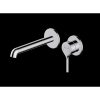 101 1814 3 VITRUVIUS WALL TYPE BASIN MIXER AND SPOUT FINISHING SET CHROME
