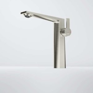 165 1750 BN STEINBERG SERIES 165 TALL BASIN MIXER WITHOUT POP UP 230MM BRUSHED NICKEL