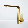 290 1000 BG STEINBERG SERIES 290 BASIN MIXER with pop up waste 1 ¼", projection 150 mm BRUSHED GOLD