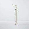 290 1162 BN STEINBERG SERIES 290 FREESTANDING BATH MIXER/HANDSHOWER with ceramic cartridge, intrinsically safe against backflow, with diverter and hand shower, projection 220 mm BRUSHED NICKEL