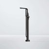 290 1162 S STEINBERG SERIES 290 FREESTANDING BATH MIXER/HANDSHOWER with ceramic cartridge,intrinsically safe against backflow, with diverter and hand shower, projection 220 mm MATT BLACK