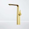 290 1700 BG STEINBERG SERIES 290 BASIN MIXER without pop up waste 1 ¼", projection 150 mm BRUSHED GOLD