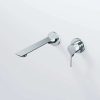 290 1814 3 STEINBERG SERIES 290 WALL TYPE BASIN MIXER AND SPOUT FINISHING SET (BODY SEPERATE) 207MM CHROME