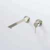 290 1814 3 BN STEINBERG SERIES 290 BASIN WALL TYPE MIXER WITH SPOUT FINISHING SET 207MM BRUSHED NICKEL