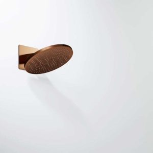 390 5650 BC STEINBERG WALL RAIN SHOWER PANEL with direct wall connection ( ½" male thread), with Easy Clean BRUSHED COPPER 250MM