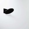 390 5650 S STEINBERG WALL RAIN SHOWER PANEL with direct wall connection ( ½" male thread), with Easy Clean MATT BLACK 250MM