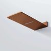 390 5662 BC STEINBERG WALL RAIN 2 FUNCTION SHOWER PANEL 600X250MM BRUSHED COPPER