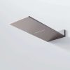 390 5662 BGM STEINBERG WALL RAIN 2 FUNCTION SHOWER PANEL 600X250MM BRUSHED GUN METAL