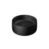440 6210 S STEINBERG SOLID SURFACE COUNTERTOP BASIN BLACK 415X150MM