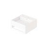 443 7250 W STEINBERG WALL MOUNT BASIN WITH 2 DRAWER, TOWEL HOLDER AND TAPHOLE AND OVERFLOW 400X400X200MM