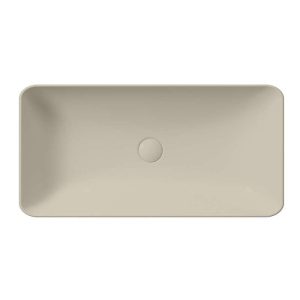 904008 NUBES RECTANGULAR COUNTERTOP BASIN 800X400MM NO OVERFLOW EXC WASTE CRETA