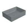 942904 KUBE X RECTANGULAR COUNTERTOP BASIN 500X370MM EXC WASTE MATT AGAVE