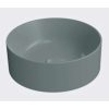 942604 Kube X 40 cm Diameter Round Countertop Washbasin without Overflow (Waste Fitting Sold Separately) MATT AGAVE