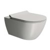 881517 GSI PURA WALL HUNG PAN SWIRLFLUSH SLIM SOFT CLOSE SEAT MATT CENERE