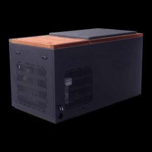 SIKU STD Cold Plunge Integrated chiller: 1HP; Matte Black SS Outer Casing; Grey Polypropylene Tub; Red Cedar Deck, Matching red cedar wood step; Advanced Double Filtration; Triple Sanitation: UV Light, Ozone Purification System and Bromine; Floatie; Headrest; Insulating Lid; Thermometer; WIFI Integration; Touchpad 4 20-Micron Filters Cleaning Brush 2 year warranty (please see warranty information on our website) AC 220V Power Supply 50/60 HZ, 9.6W/hour Circuit: requires 6-9amps; Three-prong plug with 1.5m cord supplied Water proof plug point required Dimensions: 1625mm length x 840 width x 950mm height Waste: below mechanical hub, with flexi hose. Valve inside the IGLU mechanical hub opens the gravity fed drain.
